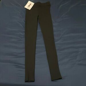 NWT naked wardrobe Nordstrom sexy ribbed snatched tight black legging pants
